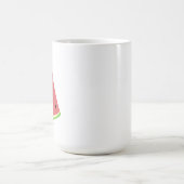 Mug Tranche de pastèque rouge fraîche, cadeau d'été (Centre)