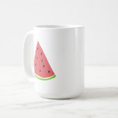 Mug Tranche de pastèque rouge fraîche, cadeau d'été (Devant gauche)