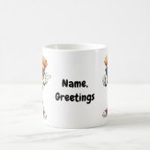 Mug Tranche de Pizza Danseuse Un Design Ludique et Dél (Centre)