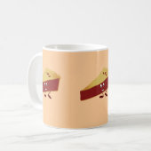 Mug Tranche de sourire de tarte aux cerises (Devant gauche)