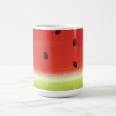 Mug Tranche géante de pastèque à l'aquarelle mignonne  (Centre)