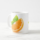 Mug tranche orange (Devant gauche)
