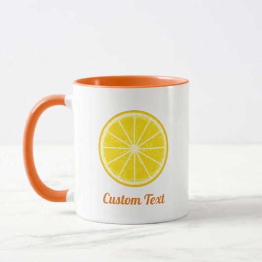 Mug tranche orange (Gauche)