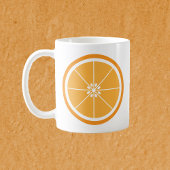 Mug Trancher d'agrumes de fruits orange