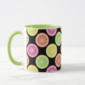 Mug Tranches d'agrumes colorées (Gauche)