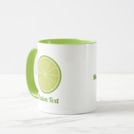 Mug Tranches de chaux (Devant gauche)