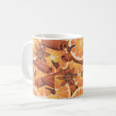 Mug Tranches de citron lustrées à main mignonne (Devant gauche)