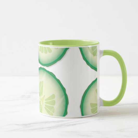Mug Tranches de concombre (Droite)