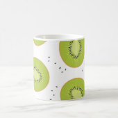 Mug Tranches de fruits Kiwi, illustration transparente (Centre)