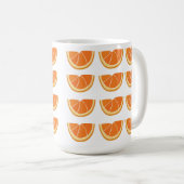 Mug Tranches de fruits orange (Devant droit)