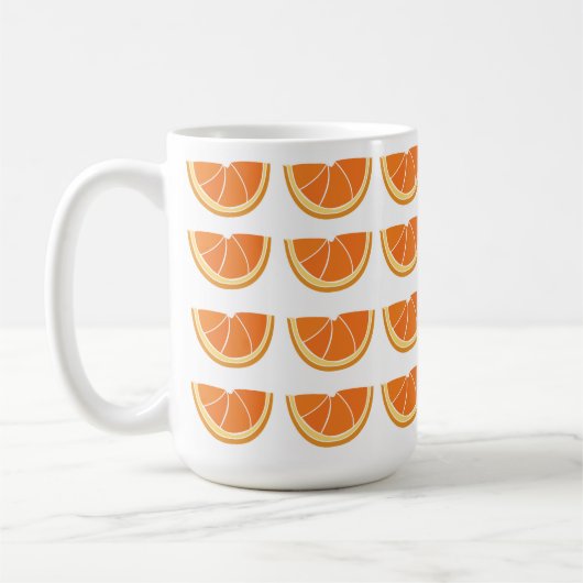 Mug Tranches de fruits orange (Gauche)
