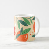 Mug Tranches de pamplemousse, motif moderne sans soudu (Devant droit)