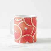 Mug Tranches de pamplemousse rose (Devant gauche)