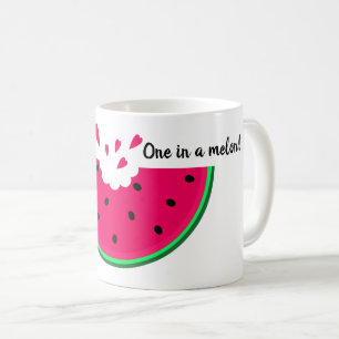 Mug Tranches de pastèque. Un dans un melon ! Votre nom