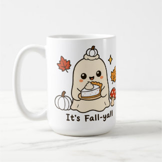 Mug Tranches Effrayantes - Fantôme Tenant une Tarte au
