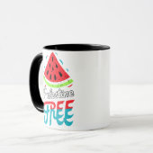 Mug Tranches paisibles Watermelon Free Palestine - Sou (Devant gauche)