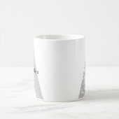 Mug Trandy surdimensionné Monogramme initial et nom Mu (Centre)