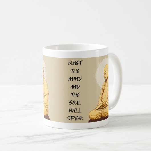 Mug Tranquille l'esprit et l'âme parlera MONK T-Shir (Devant droit)