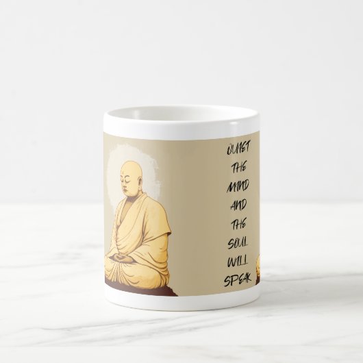 Mug Tranquille l'esprit et l'âme parlera MONK T-Shir (Centre)