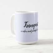 Mug Tranquillité (Devant gauche)