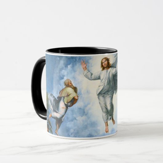 Mug Transfiguration, Raphael (Devant gauche)
