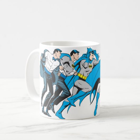Mug Transformation Batman/Bruce (Devant gauche)