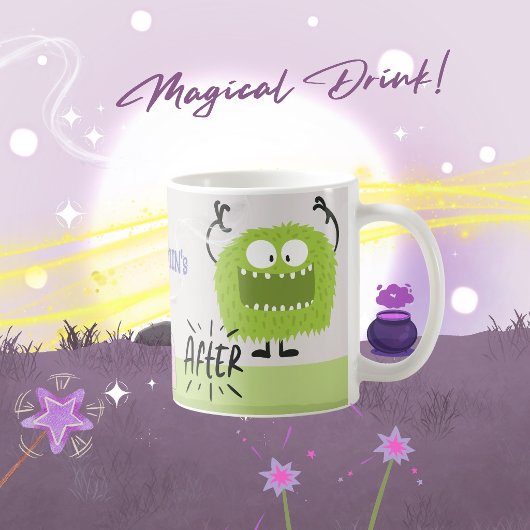 Mug Transformation de monstre magique Nom des enfants