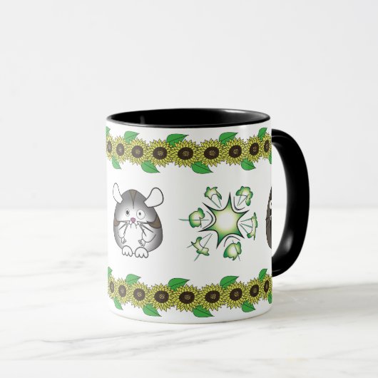 Mug Transformation mignonne de hamster (Devant droit)