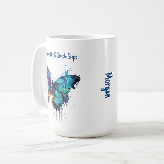 Mug Transformé par 12 étapes simples - Nom personnalis (Devant gauche)