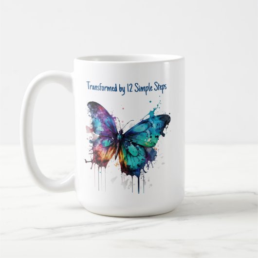Mug Transformé par 12 étapes simples - Nom personnalis (Gauche)