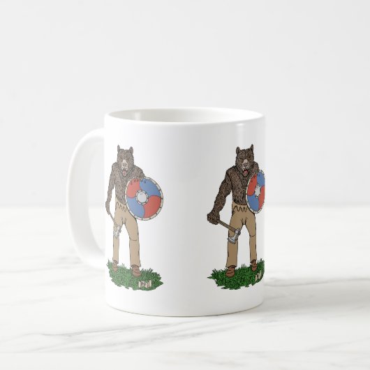 Mug Transformé Viking Berserker ou Werebear (Devant gauche)