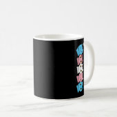 Mug Transgenre Pride Chat LGBT Trans Drapeau Chats mig (Devant droit)
