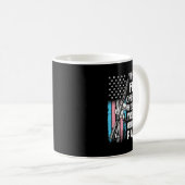Mug Transgenre Si Ce Drapeau Vous Offense Un Arme À Fe (Devant droit)