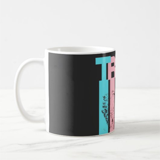 Mug Transgenre. Votre Opinion N'Est Pas Nécessaire. (Gauche)