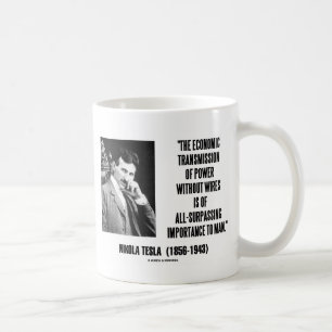 Mug Transmission économique de Nikola Tesla de