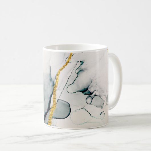 Mug Transparent creativity. Abstract artwork. Trendy w (Devant droit)