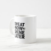 Mug Transpire Maintenant Brille Plus Tard Café de Moti (Devant gauche)
