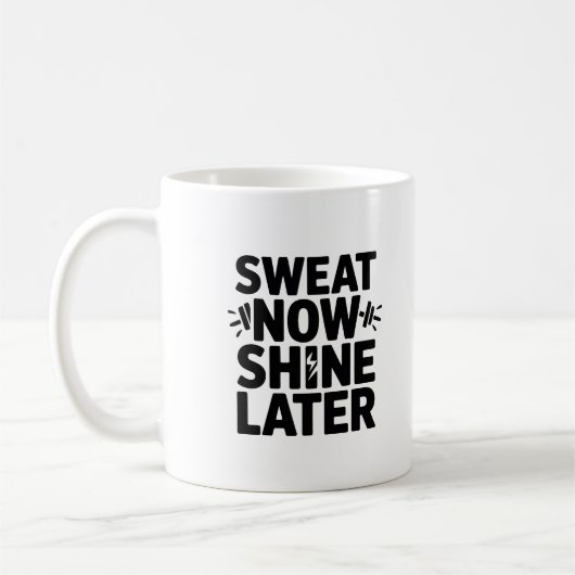 Mug Transpire Maintenant Brille Plus Tard Café de Moti (Gauche)