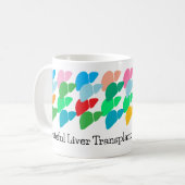 Mug Transplant de foie Survivant Grateful Colorful Per (Devant gauche)