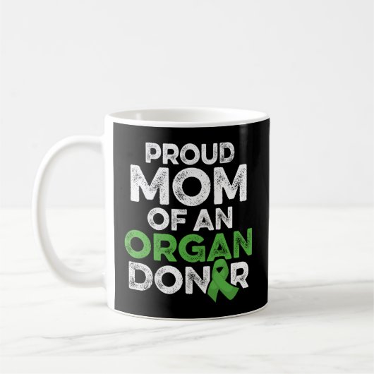 Mug Transplantation d'organes Donateur Maman Chirurgie (Gauche)