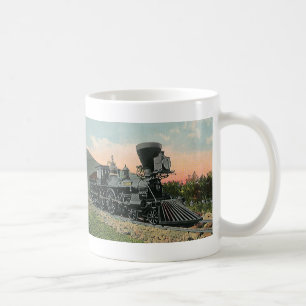 Mug Transport vintage, train à charbon antique occiden