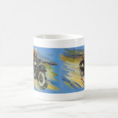 Mug Transport Vintage voyage, Moto de course (Centre)