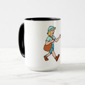 Mug Transporteur de courrier (Devant gauche)