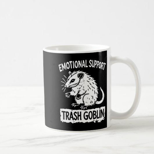 Mug Trash Goblin Ssum Emotional Suprt Funny Meme (Droite)