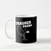 Mug Trashed Panda Drunken Raccoon Funny Meme  (Gauche)