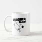 Mug Trashed Panda, Funny Drunk Raccoon, Funny Trash Pa (Gauche)