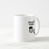 Mug Trashed Panda Funny Drunk Racoon  (Devant droit)