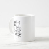 Mug Trashed Panda Funny Drunk Racoon  (Devant gauche)