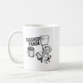 Mug Trashed Panda Funny Drunk Racoon  (Gauche)