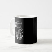 Mug Trashed Panda Funny Drunk Racoon (Devant gauche)